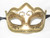 Gold Colombina Punta Riga Venetian Masquerade Mask SKU P178-1