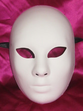 Blank White Capitano Grezzo Venetian Nose Masquerade Mask SKU 128 - VENICE  BUYS