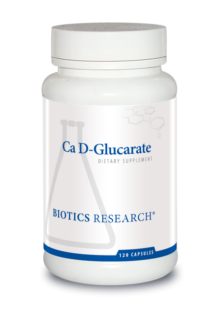 Biotics  --- "Ca-D-Glucarate" --- Female Hormone Detox Support - 120 Caps