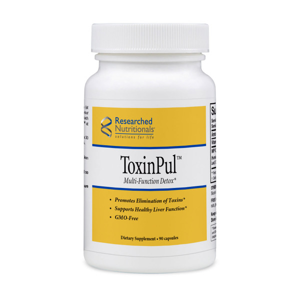 Researched Nutritionals  ---  "ToxinPul" --- Detox Support & Toxin Purging Support (GMO free) - 90 Caps