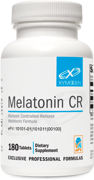 Xymogen  ---  "Melatonin CR" ---  5 mg Controlled Release Melatonin - 180 Veggie Tabs