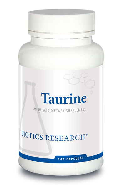 BIOTICS   ---   "Taurine"   ---   Phase II Liver Detoxing Support - 100 Caps