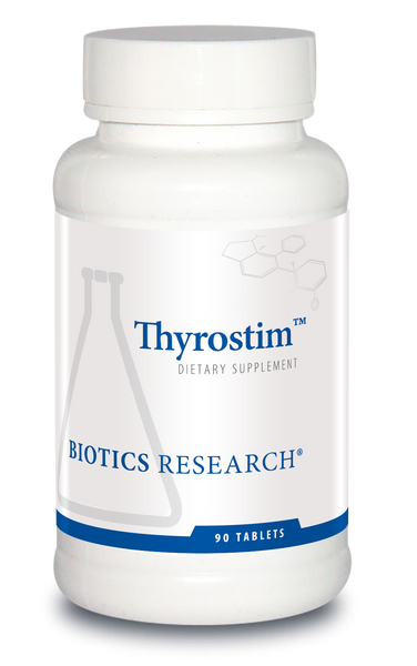 BIOTICS   ---   "THYROSTIM™"   ---   Thyroid Hormone Production Nutrients Support - 90 Caps