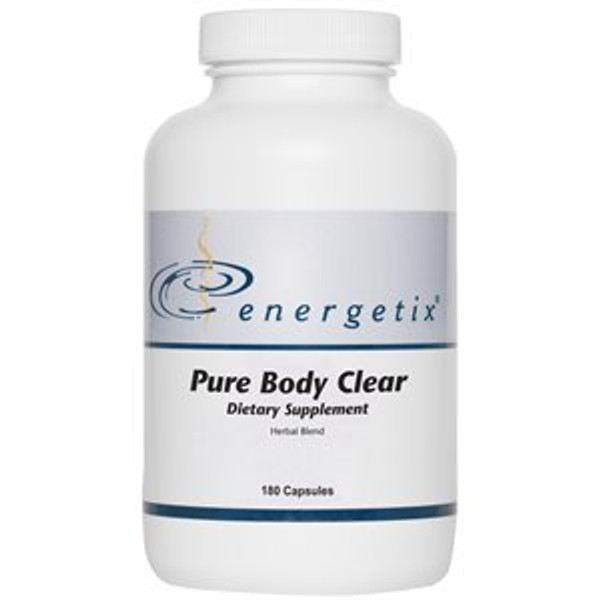 "Pure Body Clear" -- Systemic Elimination Pathway Support - 180 Caps (Energetix/Emerson) 