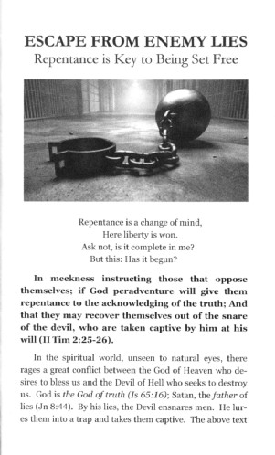 Gospel Tract on Repentance
