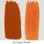 Sample of orange iron oxide in gum arabic