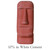 Sample of Red Iron Oxide B in white cement Sample of Red Iron Oxide B in white cement