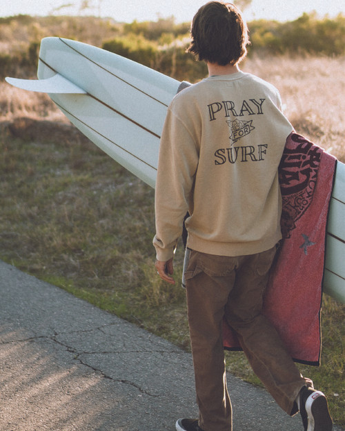Pray For Surf Crew - Sandstone