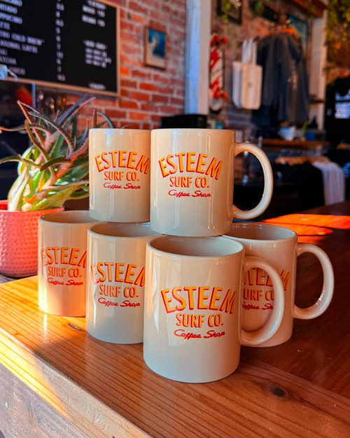 Esteem Surf Coffee Mug - Tan