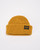 Badge Beanie - Mustard