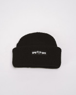 Checkered Flag Beanie - Black