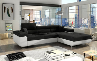 Lux corner sofa bed with storage S14/S17