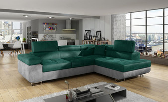 Cambridge corner sofa bed with storage M37/M84