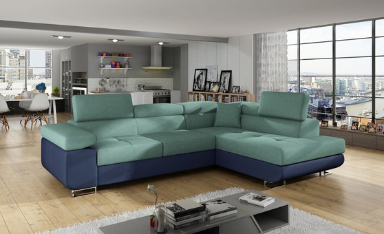 Cambridge corner sofa bed with storage O83/S09