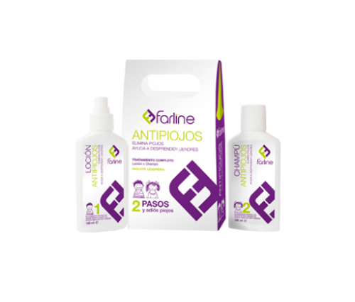 Farline pack champú + loción pediculicida antipiojos 200 mL