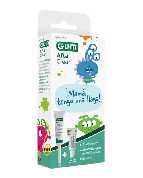 Pack gel aftas infantil aftaclear gum