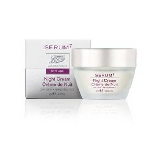 Serum7 crema regeneradora noche primeras arrugas p.normal, 50 mL