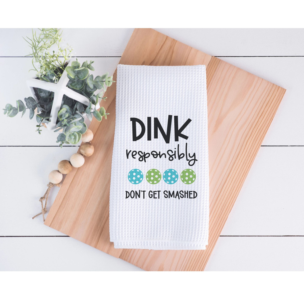 Canary Road Pickleball Kitchen Hand Towel - Thumbnail 2