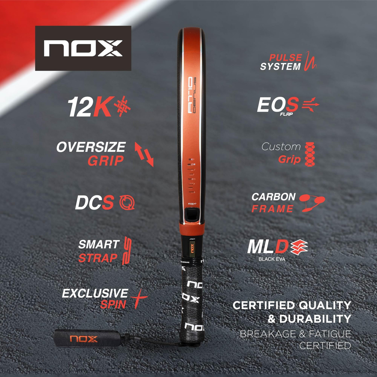 NOX AT10 Luxury GENIUS ATTACK 12K 2025 by Agustín Tapia Padel