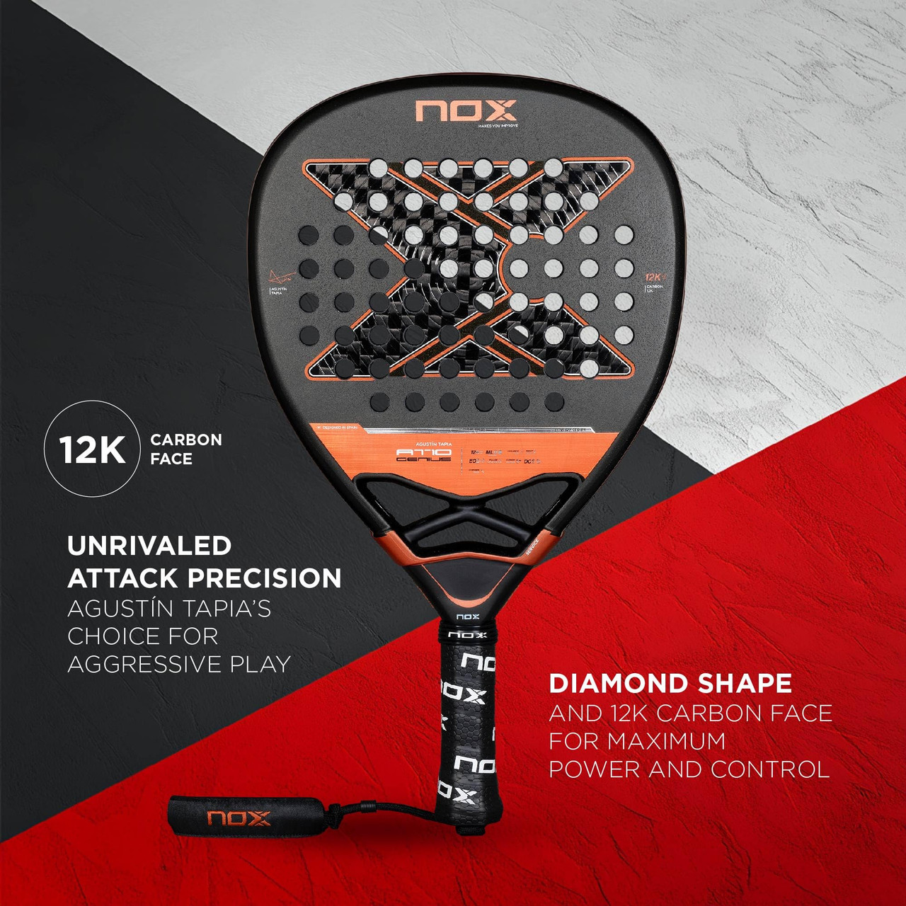 NOX AT10 Luxury GENIUS ATTACK 12K 2025 by Agustín Tapia Padel