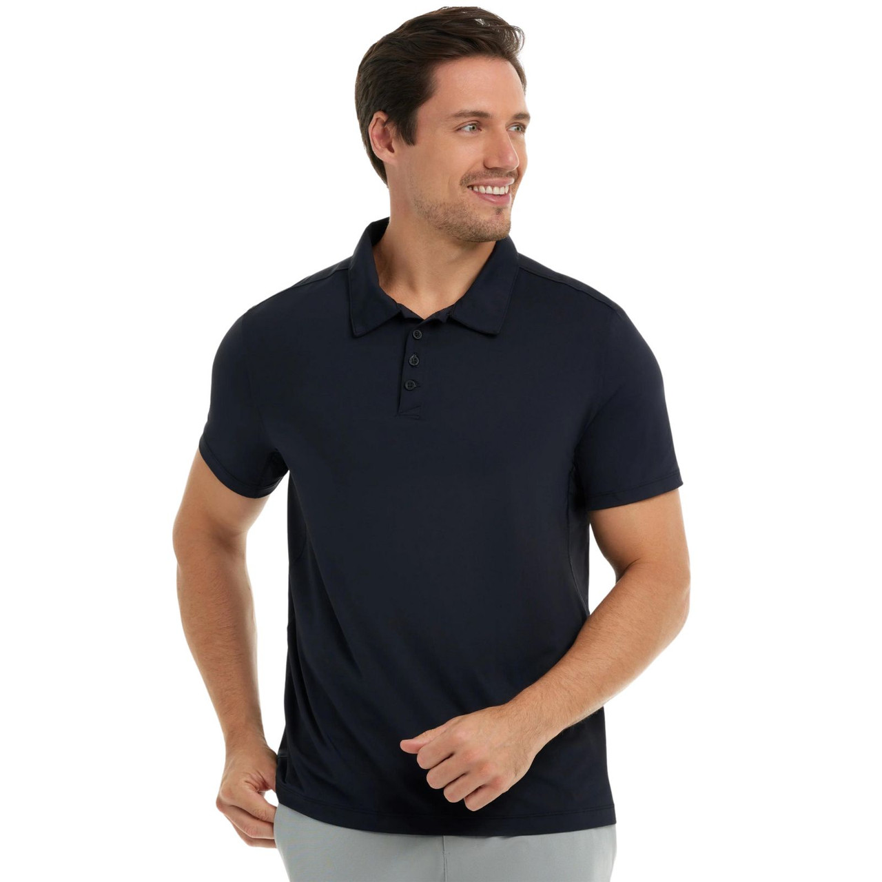 BloqUV Men's UPF 50+ UV Sun Protection Short Sleeve Active Polo