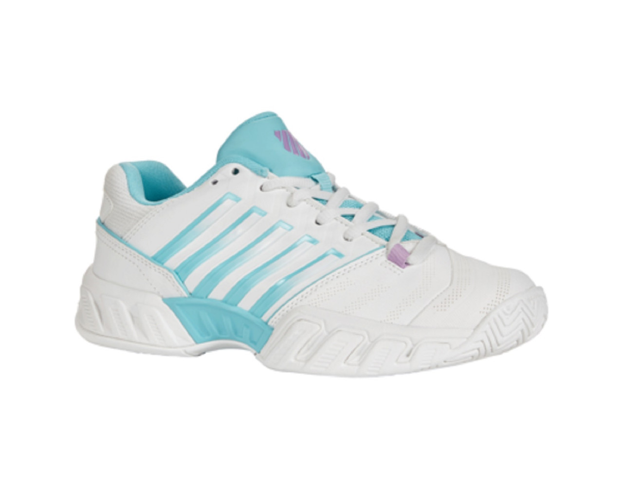K-Swiss Women's Bigshot Light 4 Tennis Shoe (Brilliant White/Angel