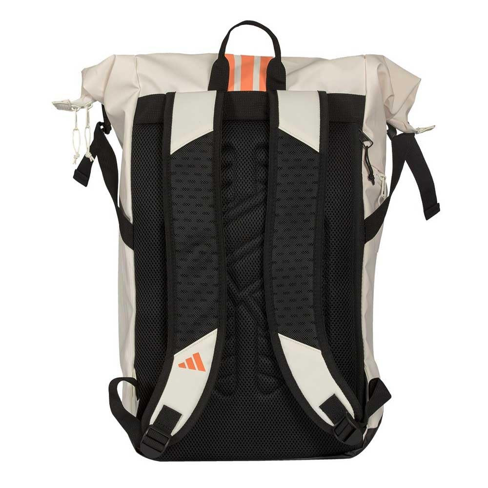 Adidas Multigame Backpack (Off White/Orange) - paddlepro