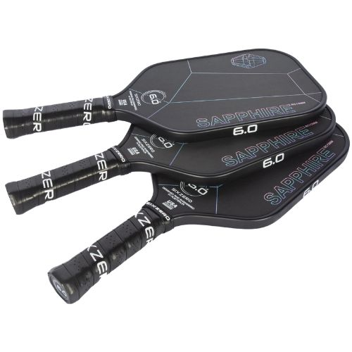 Six Zero Sapphire 13mm Pickleball Paddle - paddlepro