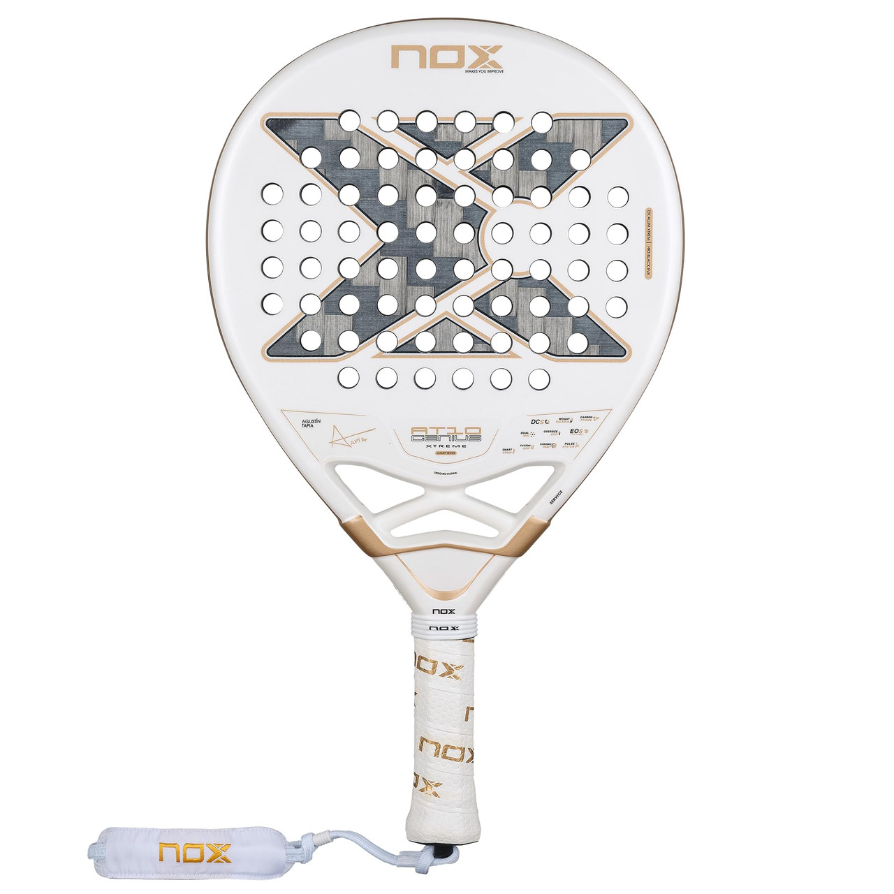 NOX AT10 Genius 12K 2026 by Agustín Tapia Padel Raquet - paddlepro