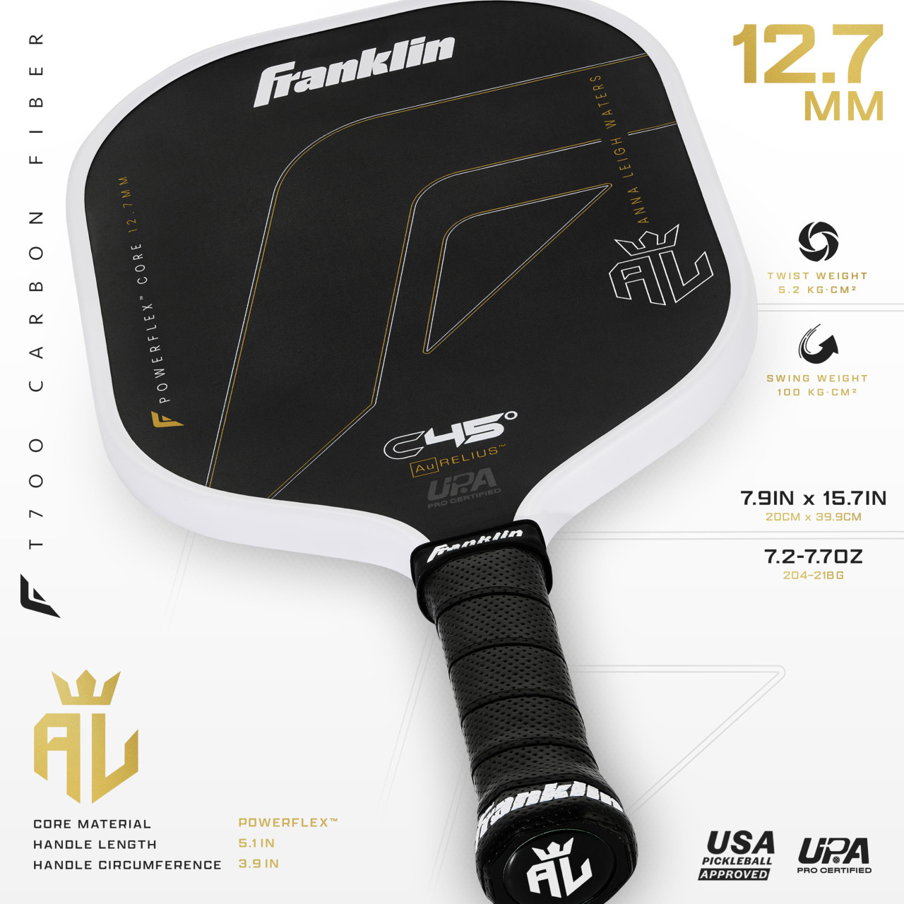Franklin Sports Anna Leigh Waters Signature C45 Carbon Fiber