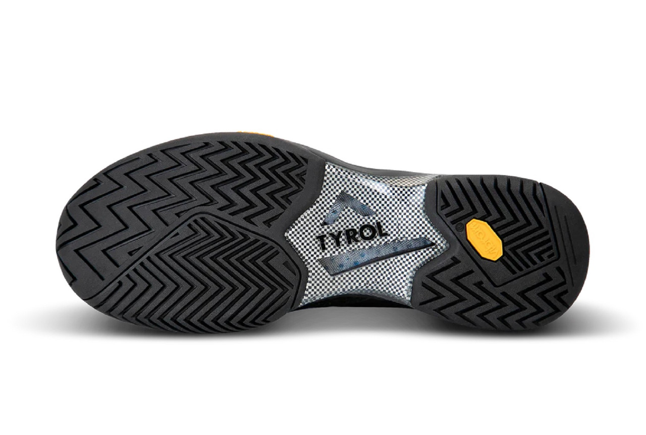 Tyrol Men's Drive V Pickleball Shoe (Black/Lime) - paddlepro