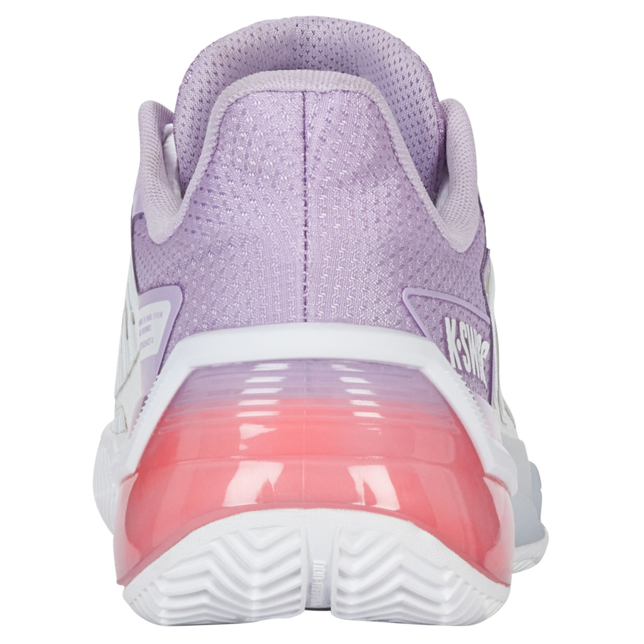 K-Swiss Women's Ultrashot 4 Clay Tennis Shoe (Size 8, White/Orchid