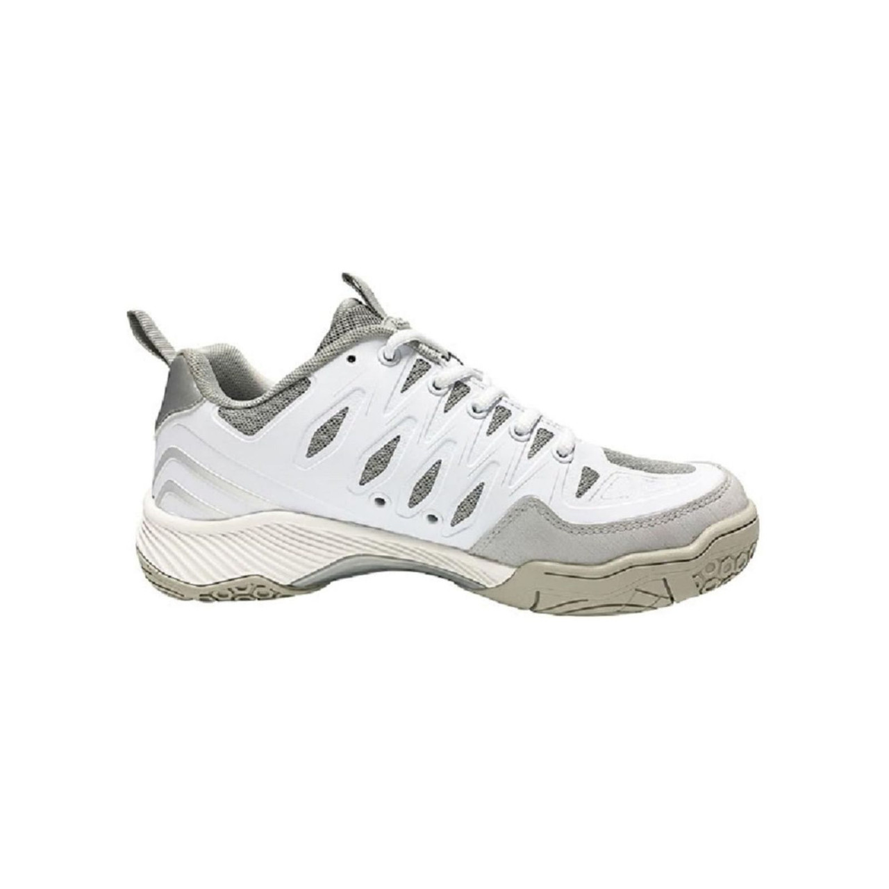 中株　P.Full Moon (White Tiger) Spored. Acacia Men's Signature II Tyler Loong Pickleball Shoe (White/Grey