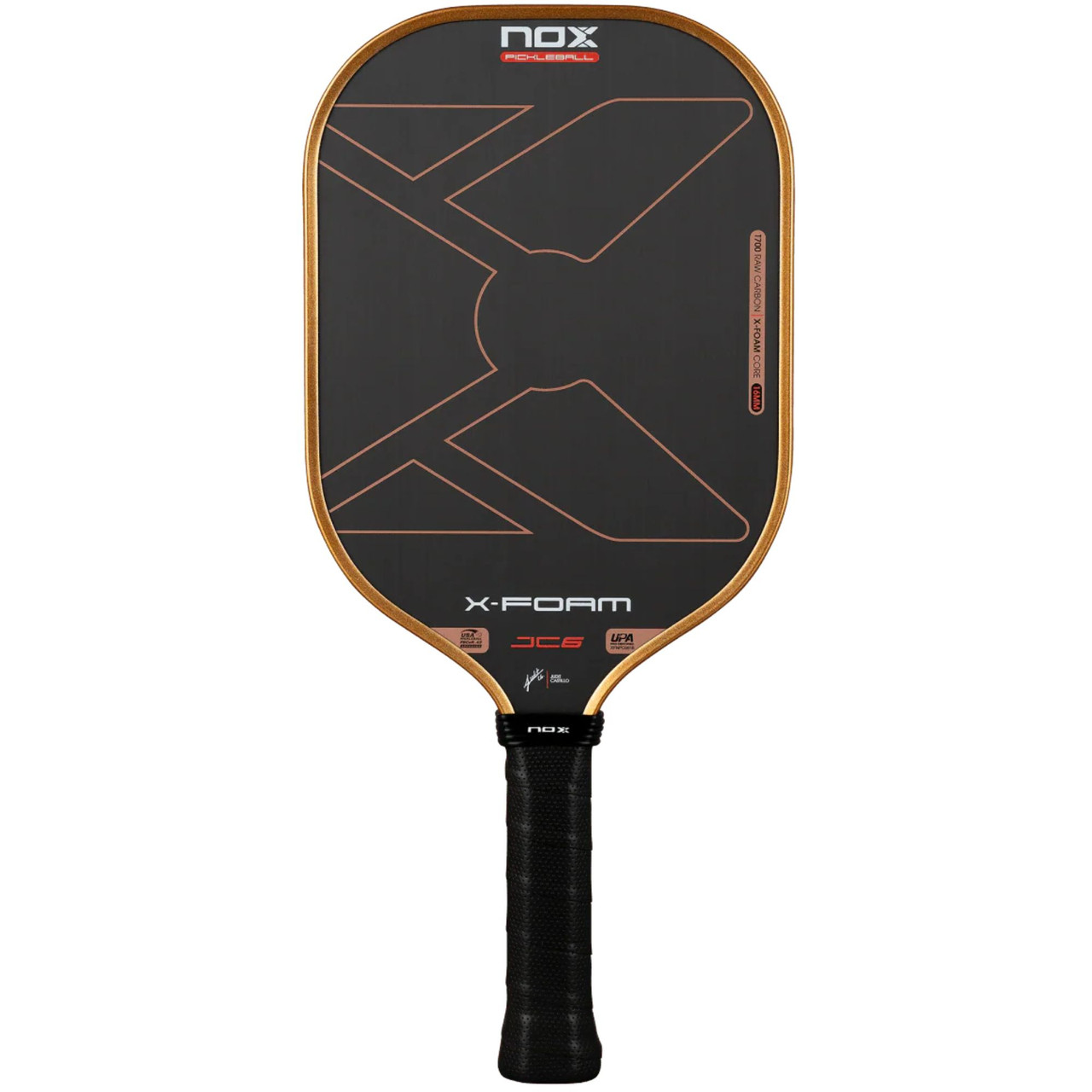 NOX X-Foam JC6 16mm Pickleball Paddle - paddlepro