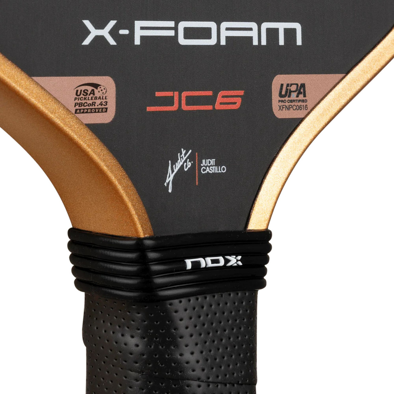 NOX X-Foam JC6 16mm Pickleball Paddle - paddlepro