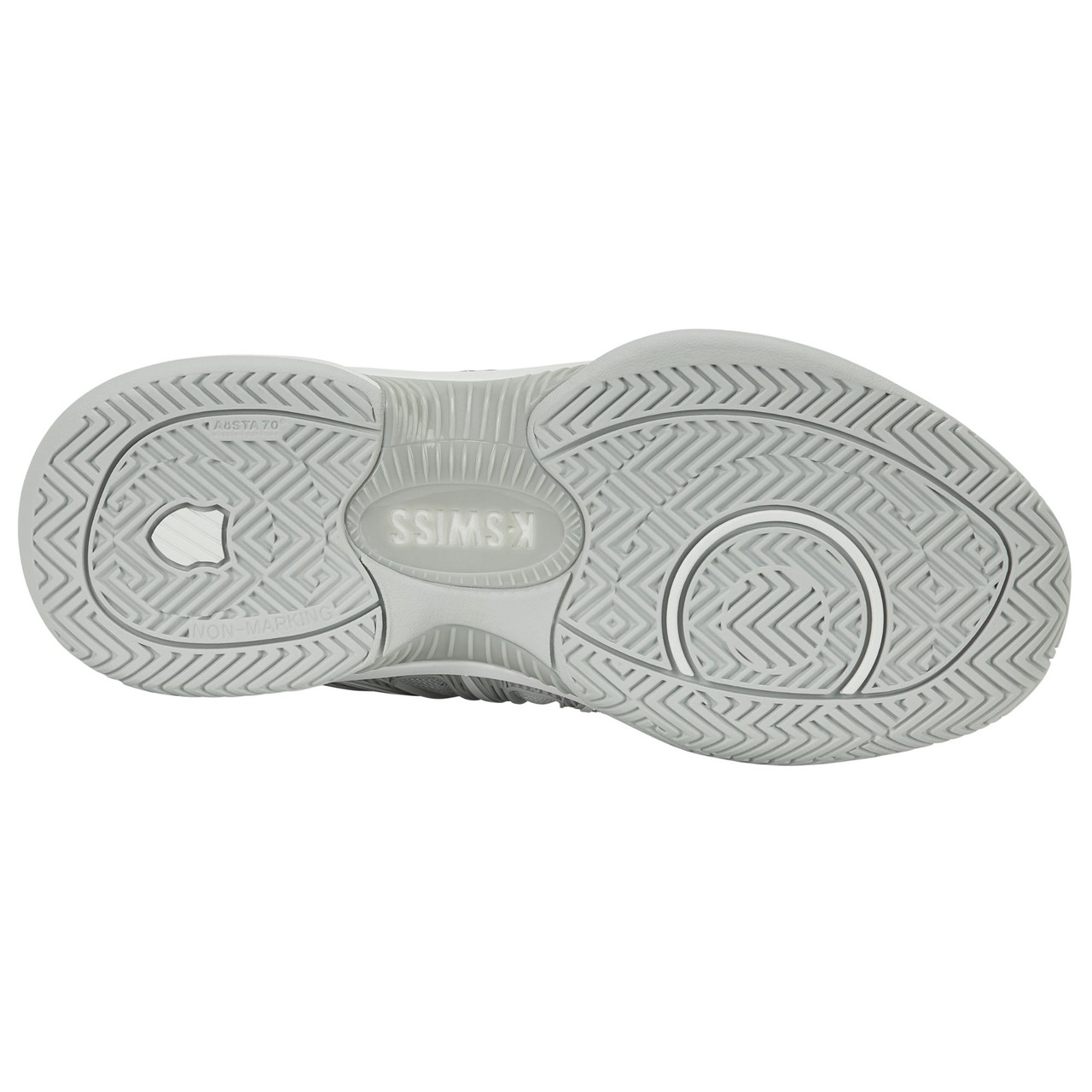 K-Swiss Women's Express Light Pickleball 2 2E (Glacier Gray/White)