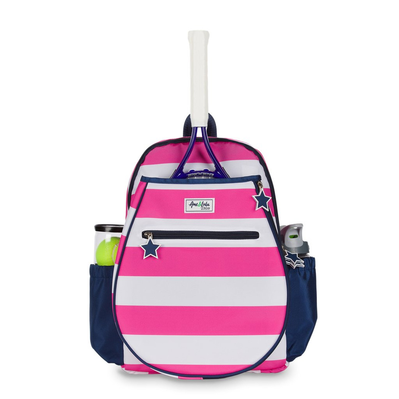 Tennis Backpack Queenie Tropical Floral Pink