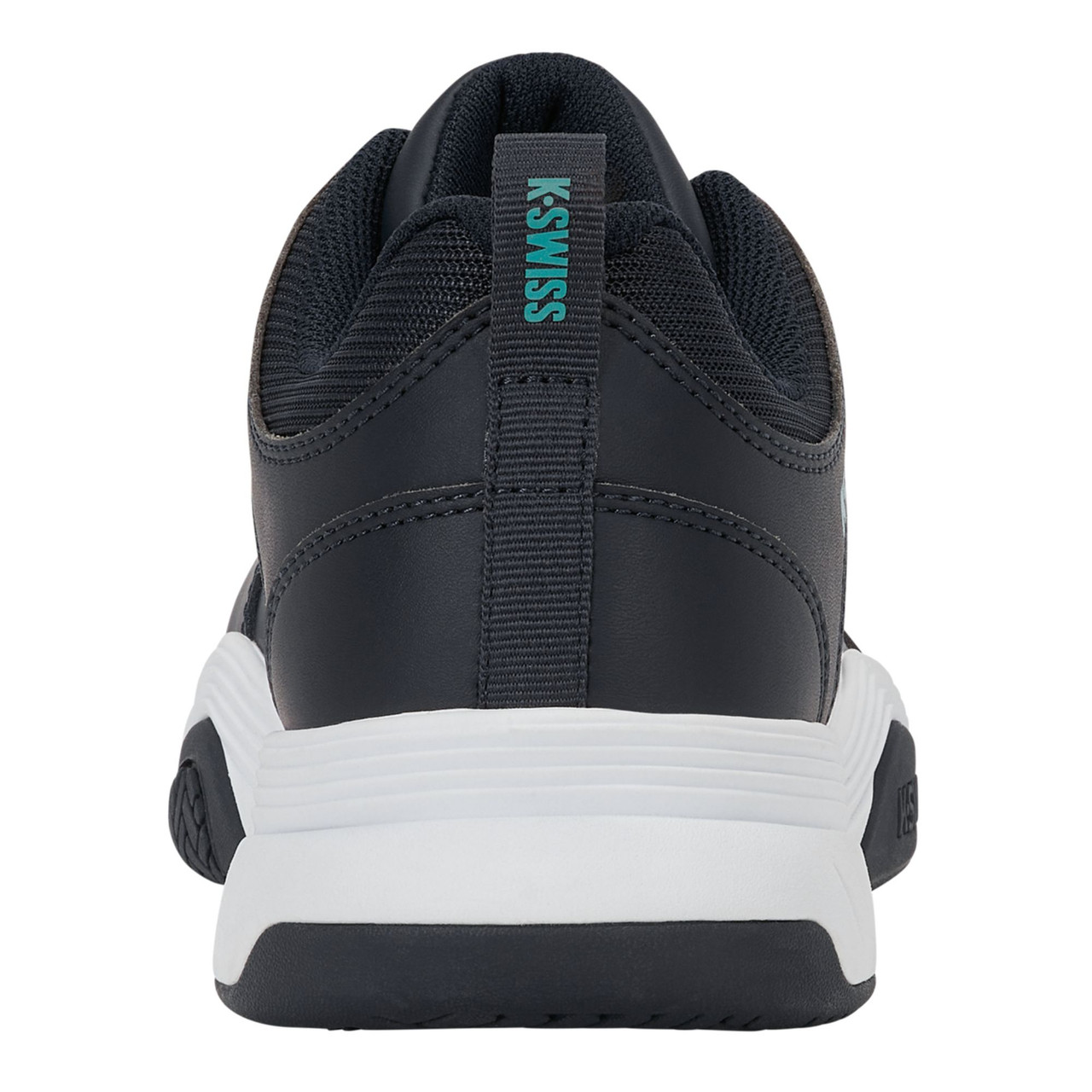 K-Swiss Men's Court Express 2 Tennis Shoe (Carbon/White/Baltic