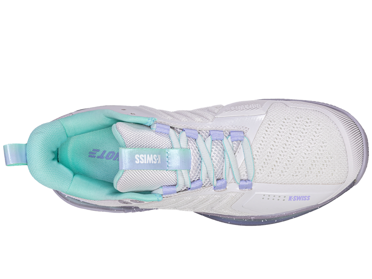 K-Swiss Women's Ultrashot 3 Tennis Shoe (Nimbus Cloud/Lilac Gray