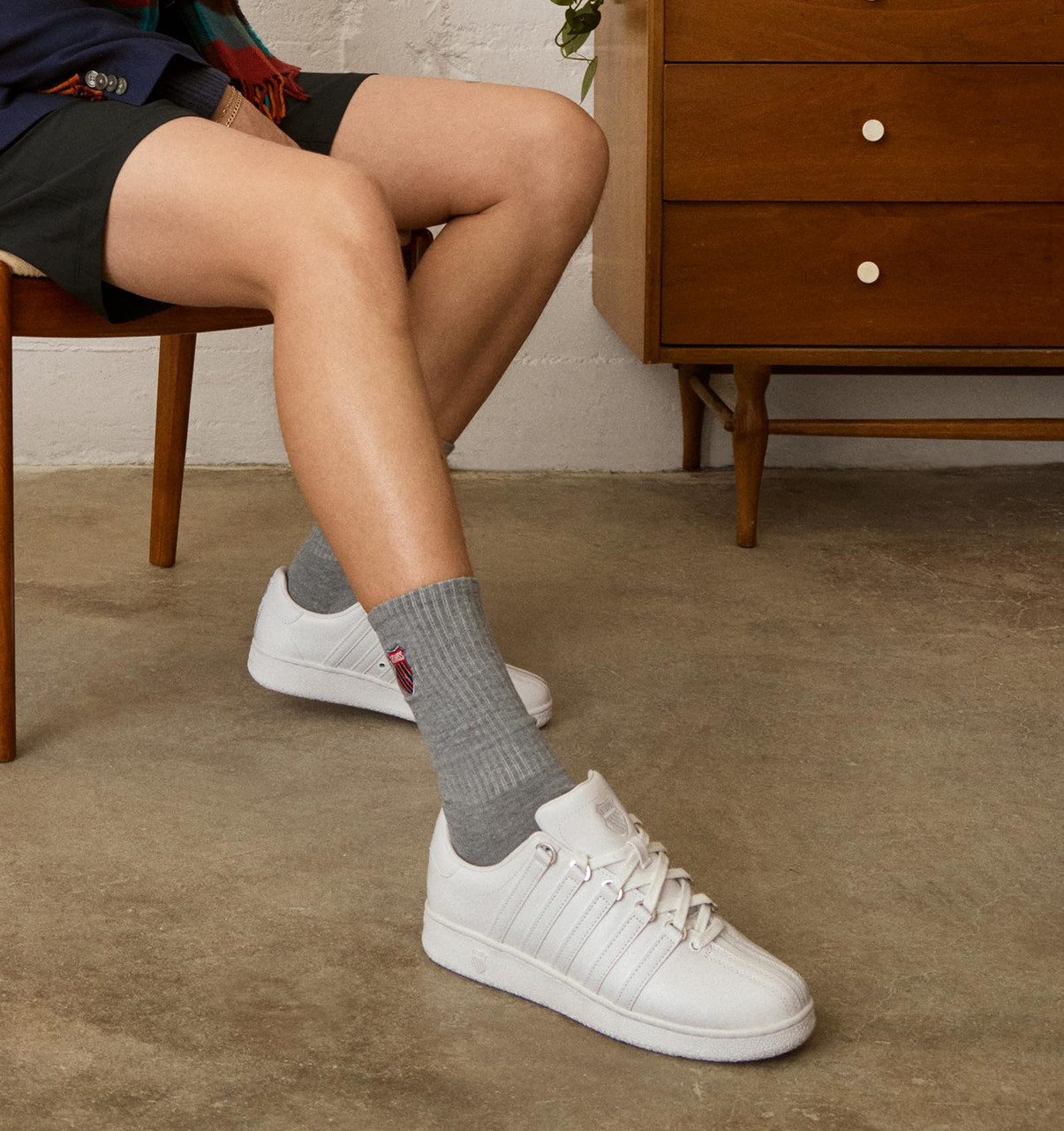 K-SWISS CLASSIC VN スニーカー 27cm K-Swiss Men's Classic VN Leather Sneaker (White/White) - paddlepro