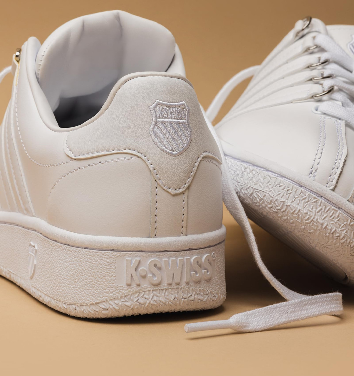 K-SWISS Classic White スニーカー 27㎝ K-Swiss Men's Classic VN Leather Sneaker (White/White) - paddlepro
