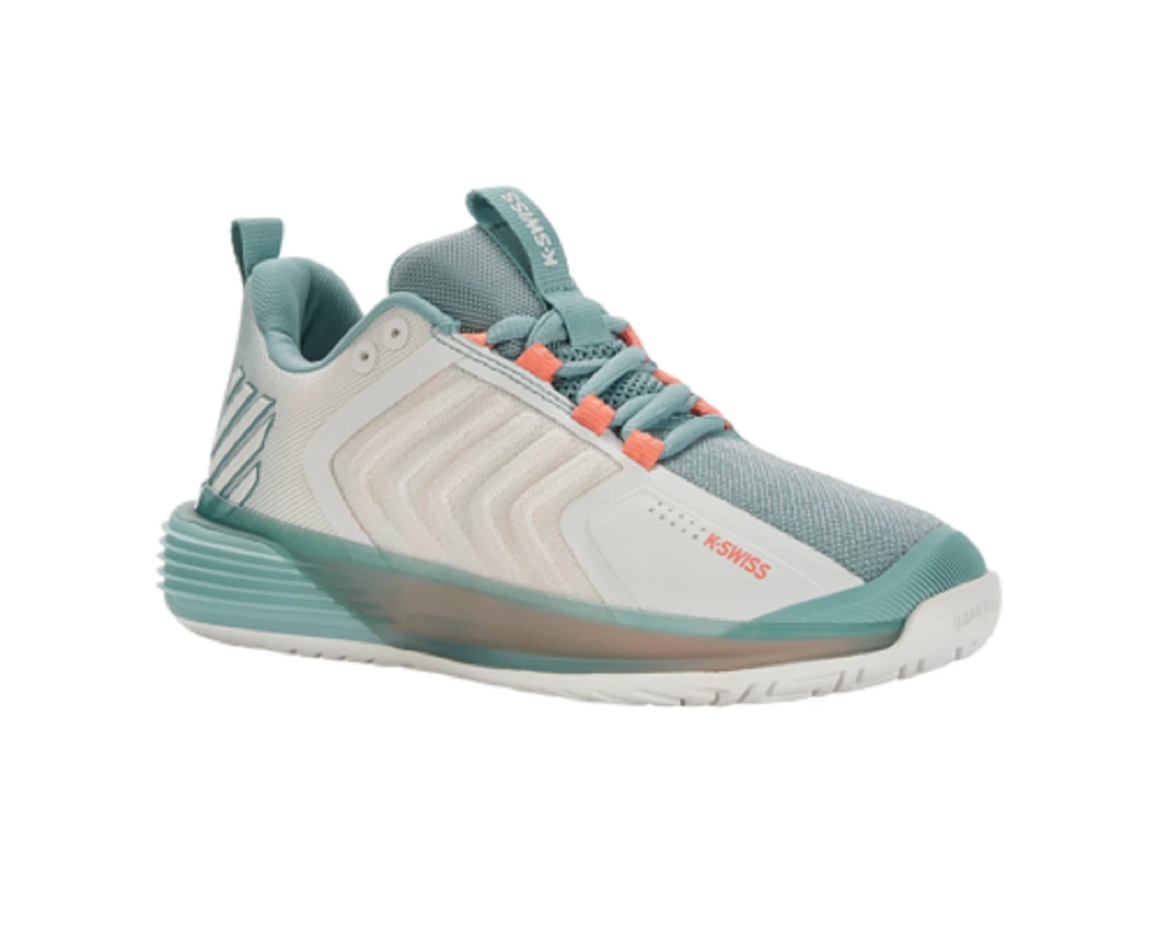 K-Swiss Women's Ultrashot 3 Tennis Shoe, Size 11 (Blanc De Blanc