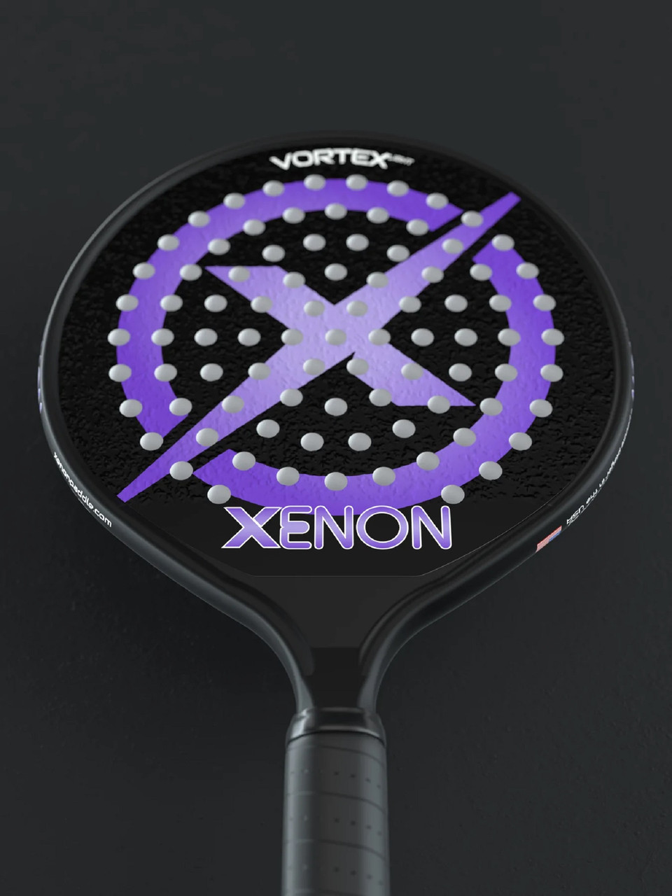 Xenon Vortex Light Platform Tennis Paddle (Purple) - paddlepro