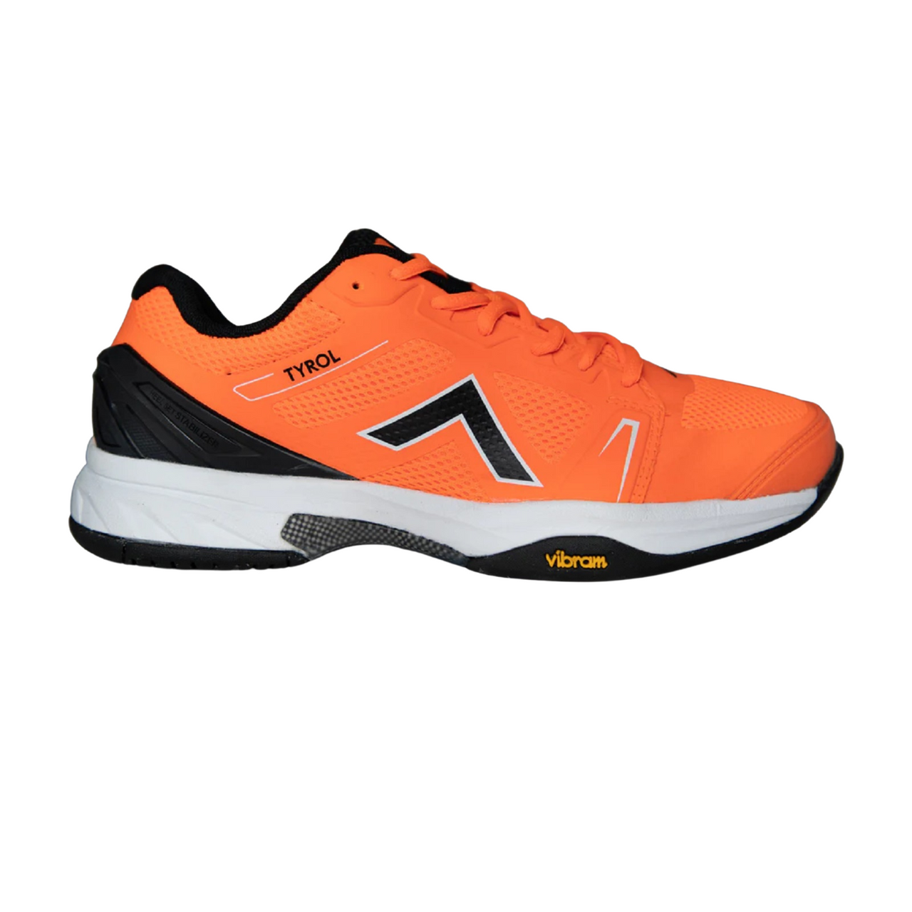 Tyrol Men's Drive V Pickleball Shoe (Orange/Black) paddlepro