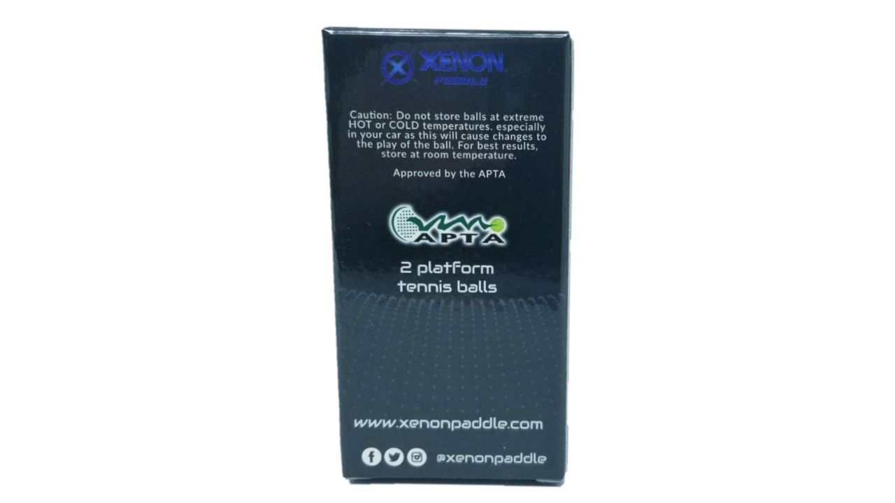 Xenon Platform Tennis Ball (Sleeve (2 Balls)) - paddlepro