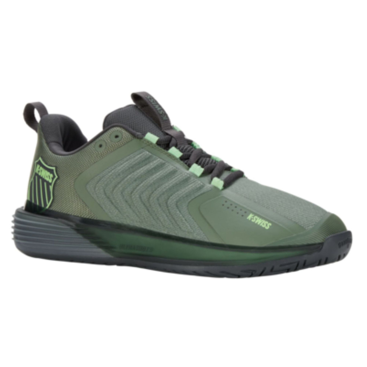 K-Swiss Men's Ultrashot 3 Tennis Shoe (Sea Spray/Urban Chic/Soft