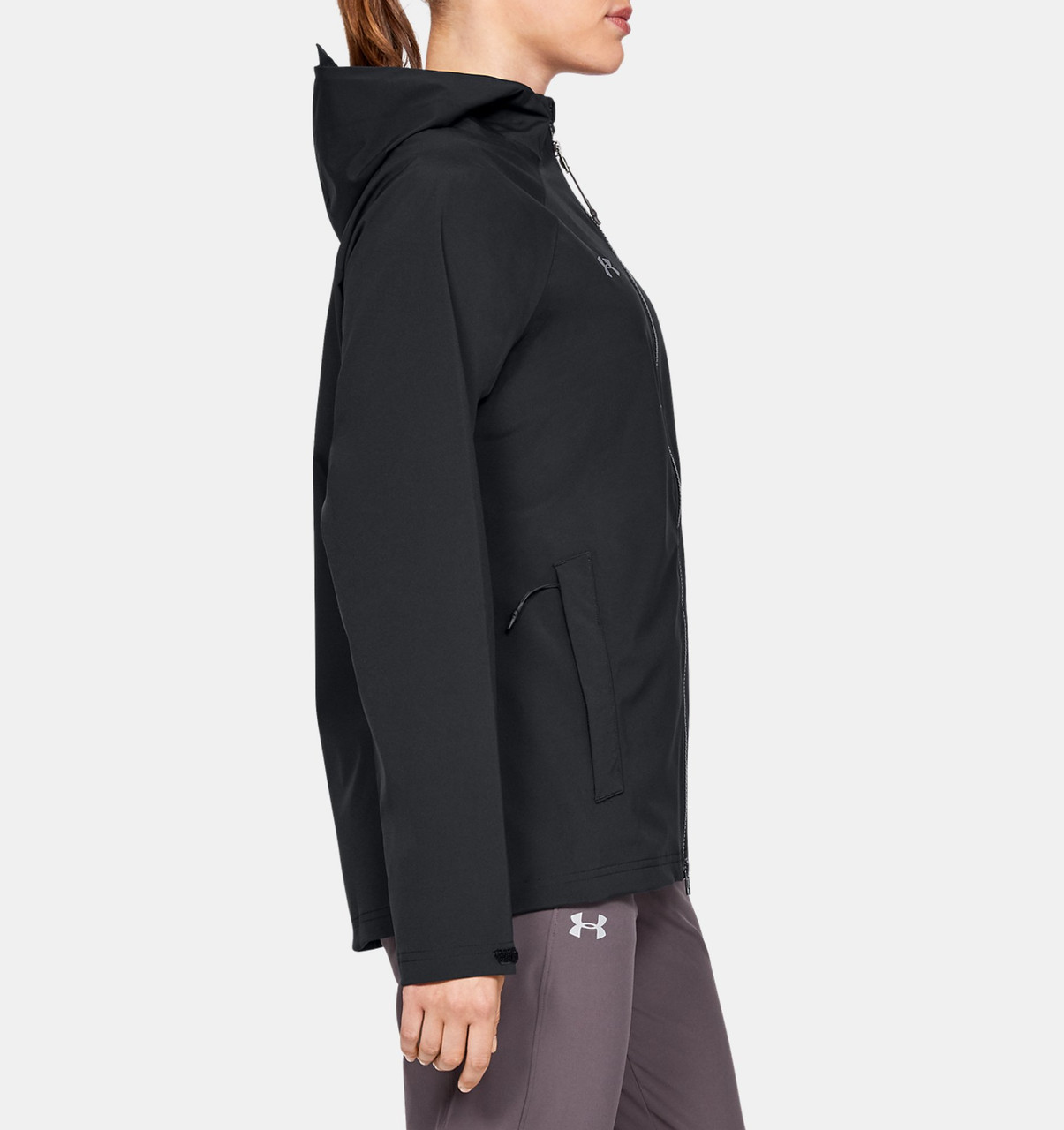 【美品】UNDER ARMOR  H.E.A.T  STORM  ウェア Under Armour 1386575 Men's UA Vibe StormShell Hoodie Brown