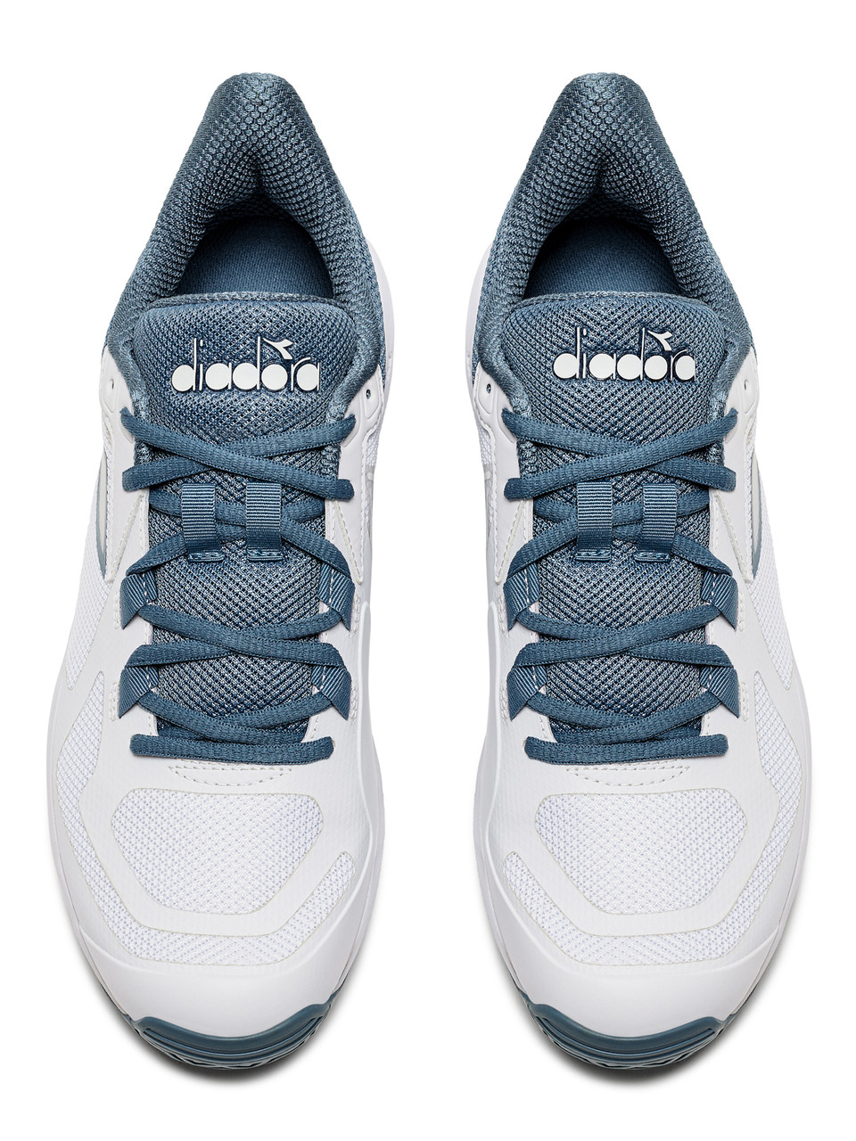 Diadora Men's Trofeo 2 All Ground Pickleball Shoes (White/Oceanview)