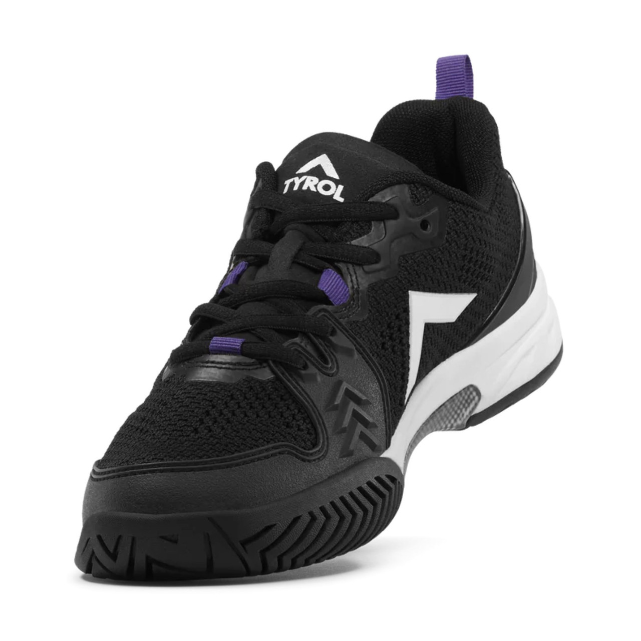 Tyrol Women's Velocity V Pickleball Shoe (Black/Purple) - paddlepro
