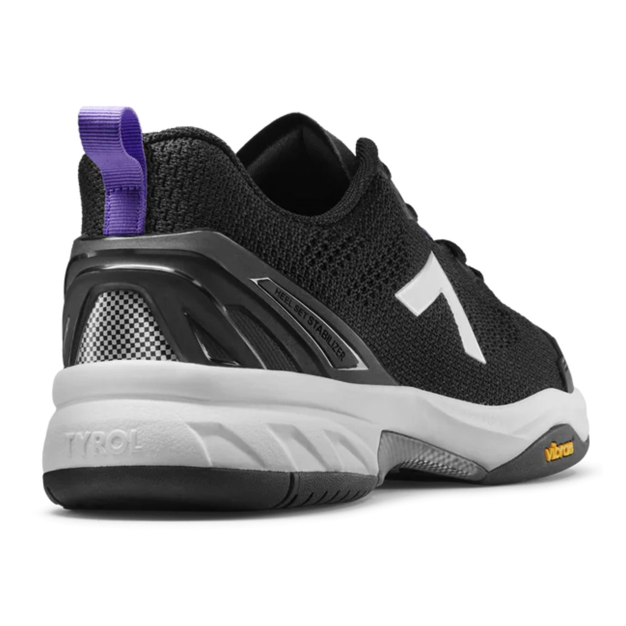 Tyrol Women's Velocity V Pickleball Shoe (Black/Purple) - paddlepro